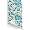 Walleyes Wallcovering, Cool Multi, Roll, Traditional