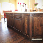 Kitchen Remodel using existing oak cabinets - Traditional - Kitchen ...