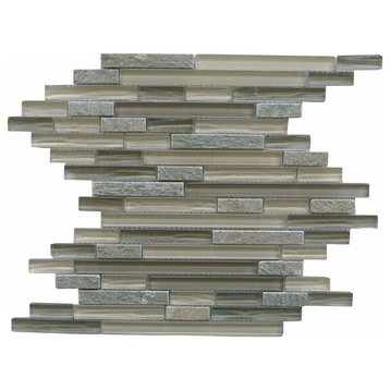 Miseno MT-CONTINENTALLINEARSHBARK Continental - Bark Glass Visual - Gray