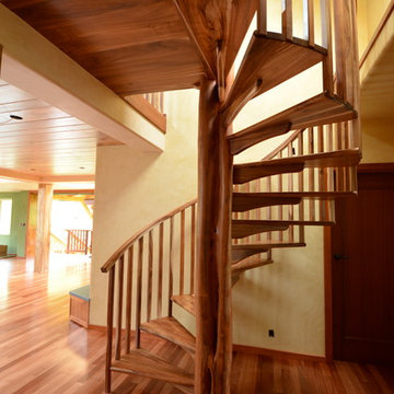 Koa Spiral Staircase