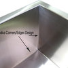 36" Stainless Steel Single Bowl Curved Front Farmhouse Apron Kitchen Sink