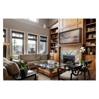 Elbow Valley Estate - Transitional - Living Room - Calgary - by Brenda ...