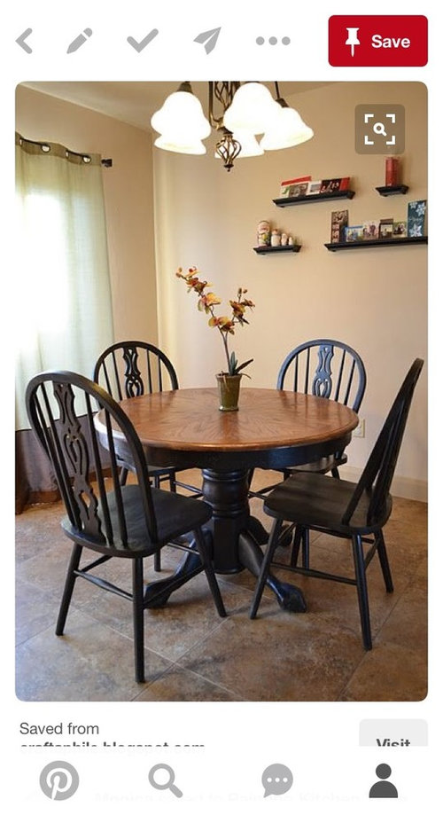 Paint The Kitchen Table Chairs, Painting Dining Room Table And Chairs Ideas