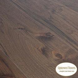 Quiet Terraces Walnut 3/4 Inch Engineered & Solid Hardwood. USA Made. - Hardwood Flooring