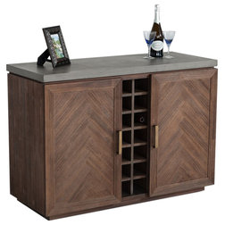 Industrial Wine And Bar Cabinets by Vig Furniture Inc.