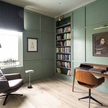 Home office and library in a Notting Hill Town House