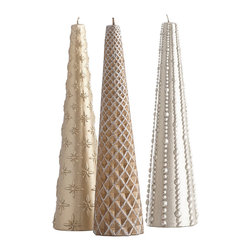 GLISTENING TREE CANDLES &ndash; SMALL - Products
