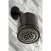 Kingston Brass KBX813.NDL NuvoFusion Tub and Shower Trim Package - Matte Black