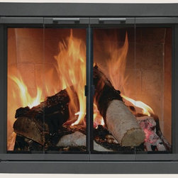 Carson Masonry Fireplace Door In Vintage Iron Finish - Fireplace Accessories