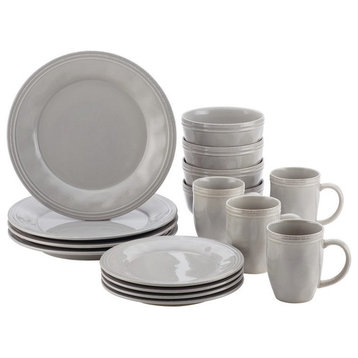 Cucina Dinnerware 16-Piece Stoneware Dinnerware Set