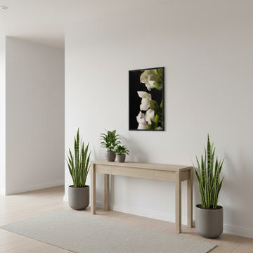 Single Snap Dragon Bloom Minimal Style Wall Art