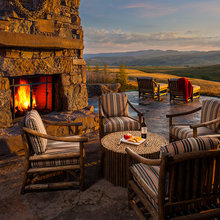 Lower terrace outdoors