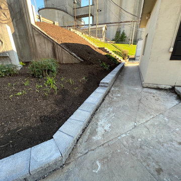 Quarry Main Office Entrance - Retaining Wall