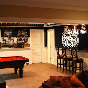 University of Arizona Sports Bar themed Mural by Tom Taylor of Wow Effects
