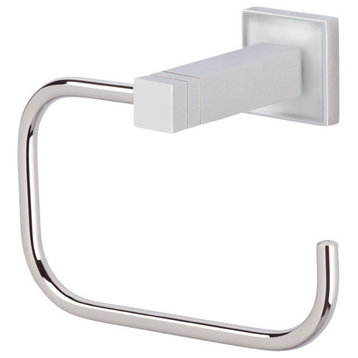 Cubis-Plus Toilet Roll Holder Without Lid, Satin Nickel