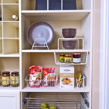 Organized Pantry Shelving