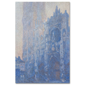 Monet 'Rouen Cathedral Facade' Canvas Art, 24 x 16