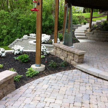 Terraced Paver Patio