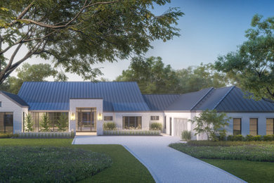 Home design - cottage home design idea in Miami