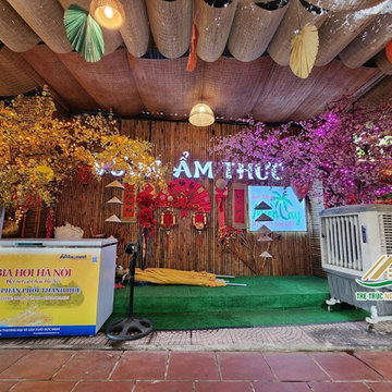 Bamboo construction and decoration project for Garden Restaurant, Da Ton
