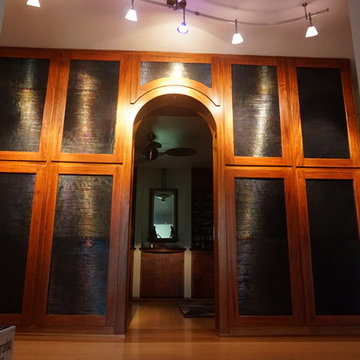 Pantry (doors) in entry hall