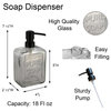 Glass Soap Dispenser, Pure Soap, 18 Fl Oz, Smoked