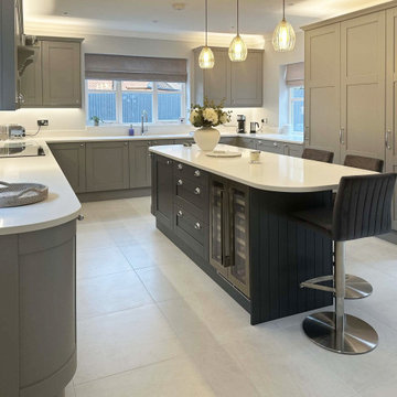 Grey Shaker Kitchen in Papworth Everard