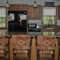 Lakefront Summer Home with Silhouettes - Window Blinds