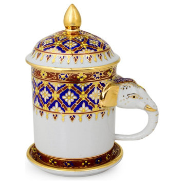 Thai Elixir Benjarong Porcelain Mug