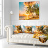 Barbados Landscape Photography Throw Pillow, 16"x16"