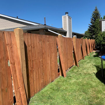 Bearspaw Fence rebuild