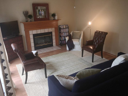 Need to tie up loose ends in eclectic/transitional living room