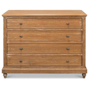 Distressed Chest With Drawers The Henry Barton Commode