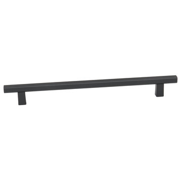 Alno A2805-8 Quadrato 8" Center to Center Modern Smooth Square - Matte Black