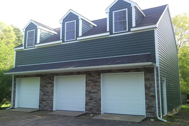 This is an example of a traditional garage in New York.