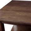 Leick Furniture Delton Solid Wood Square End Table in Sienna Brown