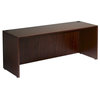 Boss Office Products 48" Wood Credenza Desk in Cherry-Cherry