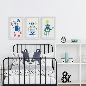 Cool Robots Triptych