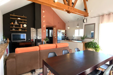 Réalisation d'une salle à manger.