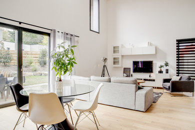 Réalisation d'un salon design.