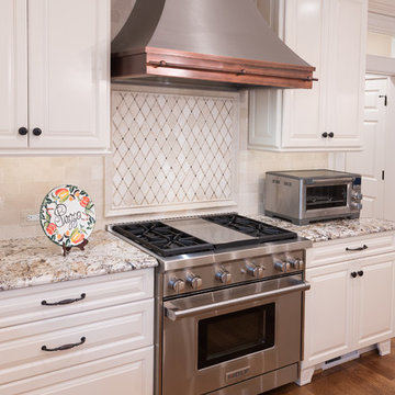 The new Wolf 36” gas range with griddle is perfect for these two home chefs.