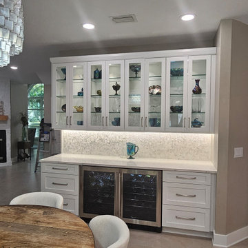 Contemporary Kitchen Remodel With New Cabinets and Island