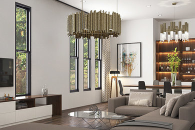 OP16-Villa03: Humanized Design Two Storey Villa Home Furniture Set