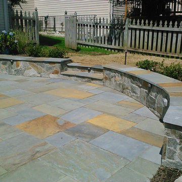 Flagstone Patio and Wall