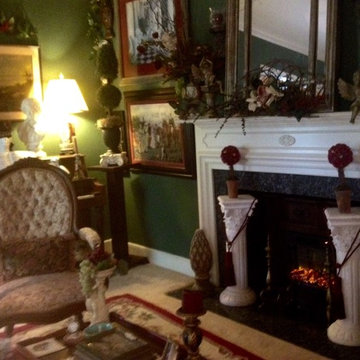 Residential cozy den makeover