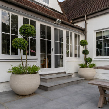 Cloud privet trees in torc pots!