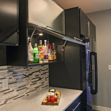 Classy Modern Basement Bar