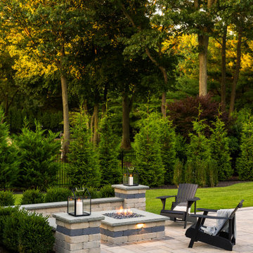 Backyard Poolside Design in Long Island, NY
