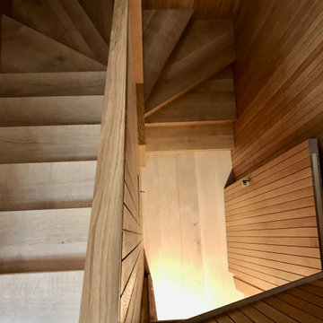 Garage and one bed studio extension - staircase