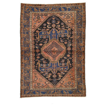 Antique Persian Hamadan Rug, 05'00 x 06'04